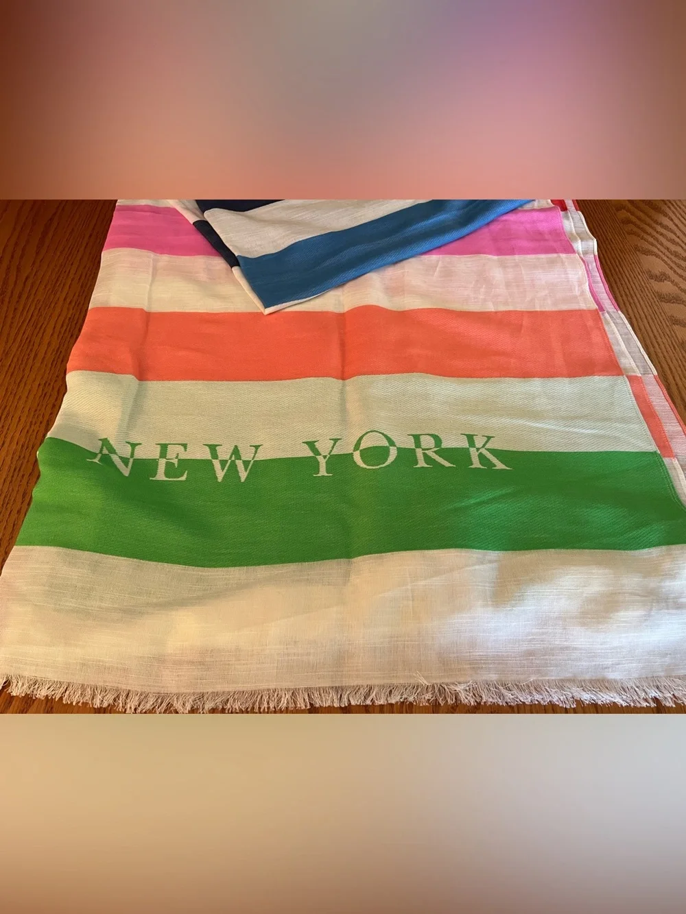 Kate Spade Multicolor ‘New York' Throw